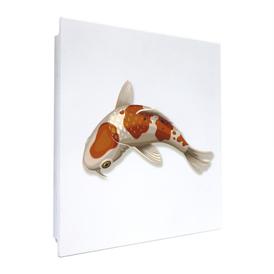 τρισδιάστατα σύγχρονα καλλιτεχνικά ανώτατα κεραμίδια αργιλίου με το προσαρμοσμένο σχέδιο μέγεθος ψαριών
