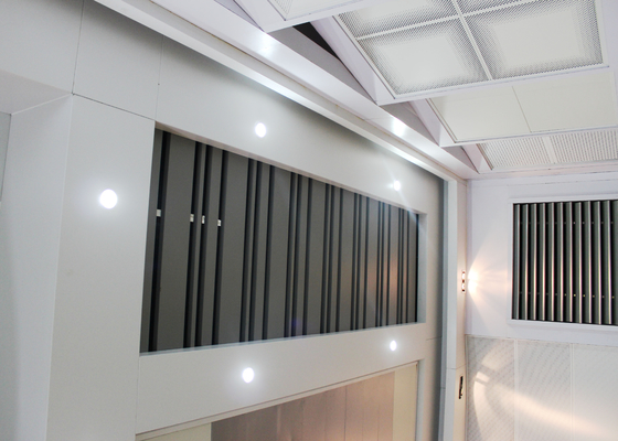 Μεταλλικό Ανοιχτό Πλαίσιο Γραμμική Μεταλλική Οροφή Τοποθέτηση Με Σύστημα Αναρτημένης Καρίνας από Χάλυβα